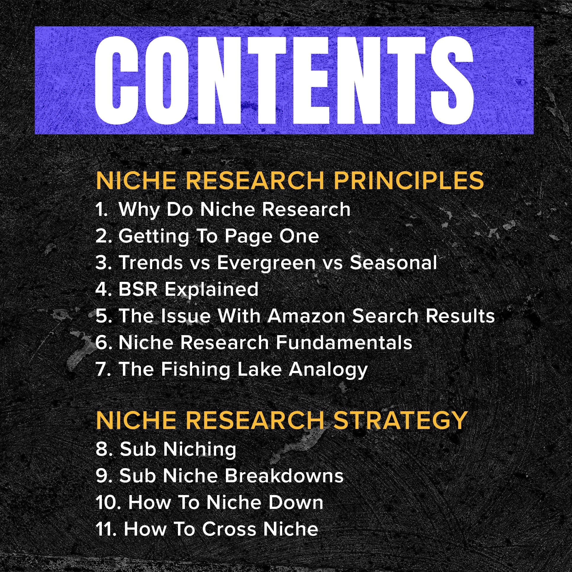 Niche Research Masterclass