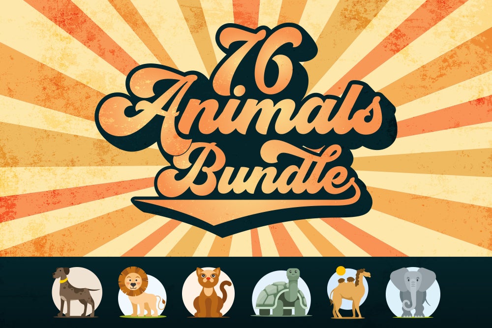 76 Cartoon Animal Bundle (FREE)