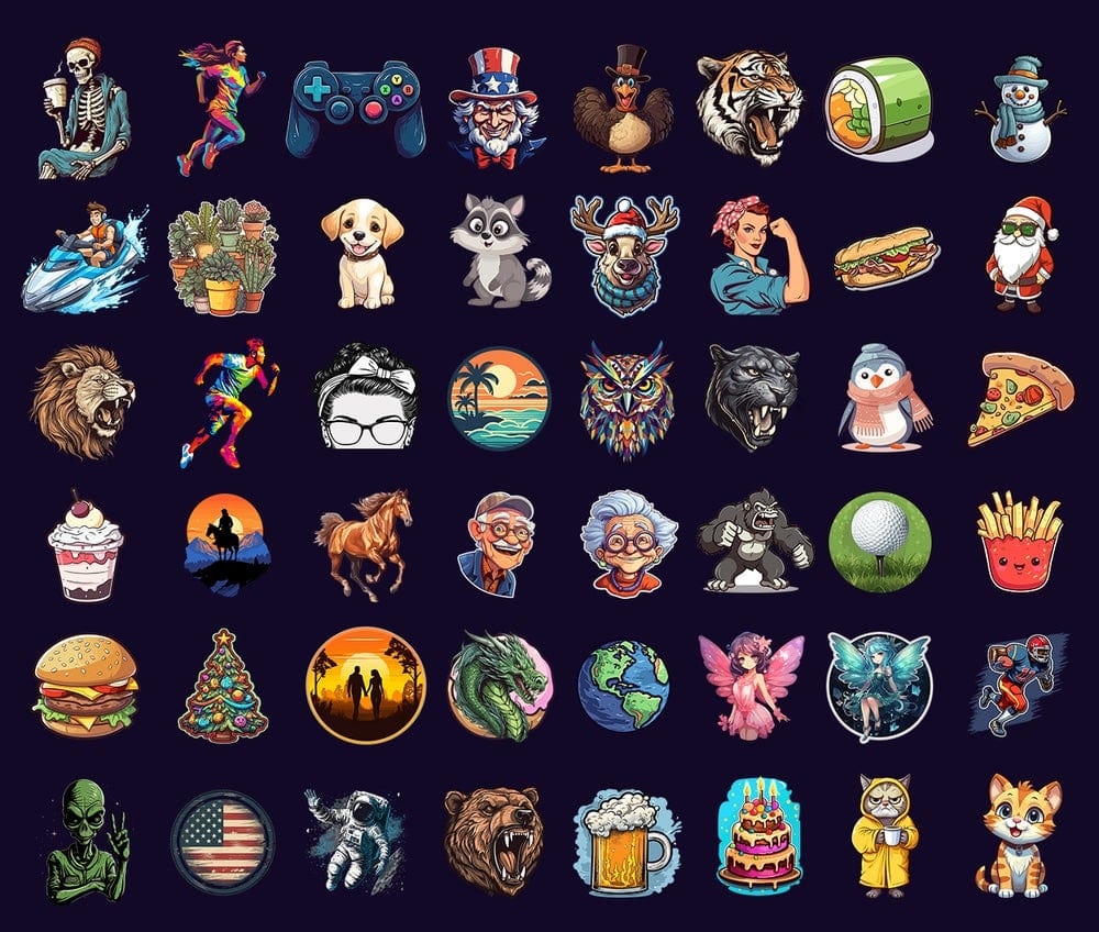 100+ Midjourney Graphics Bundle