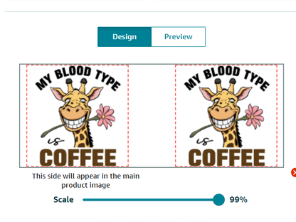 Ceramic Mugs PDF Template Amazon Merch (FREE)