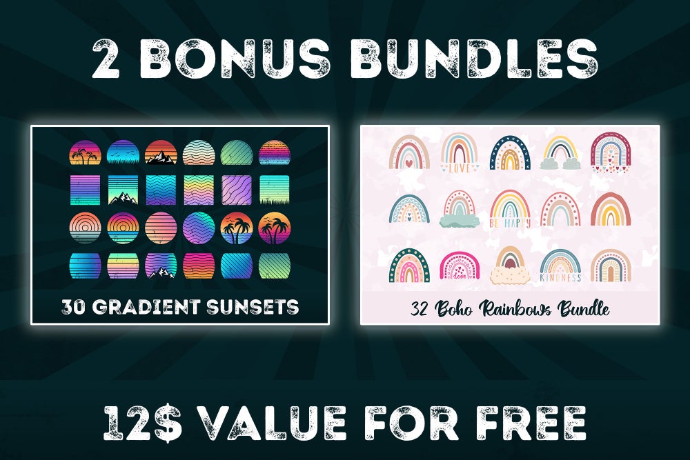 500 Vintage Sunsets Bundle