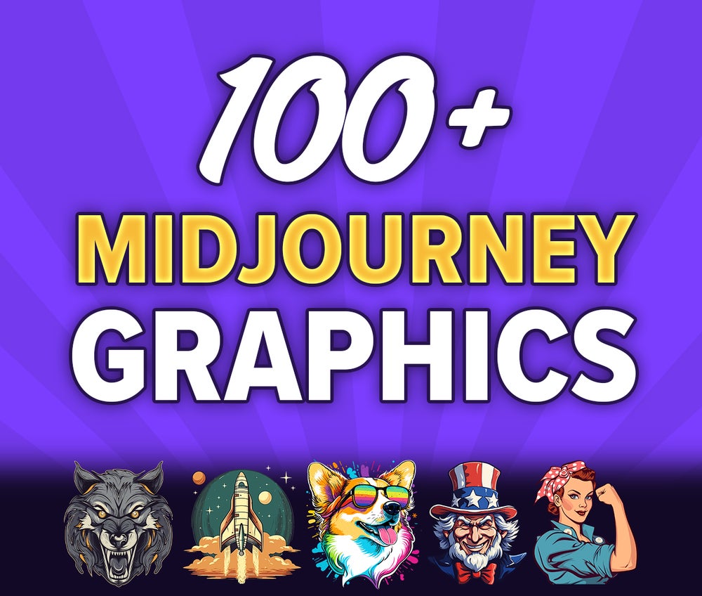 100+ Midjourney Graphics Bundle