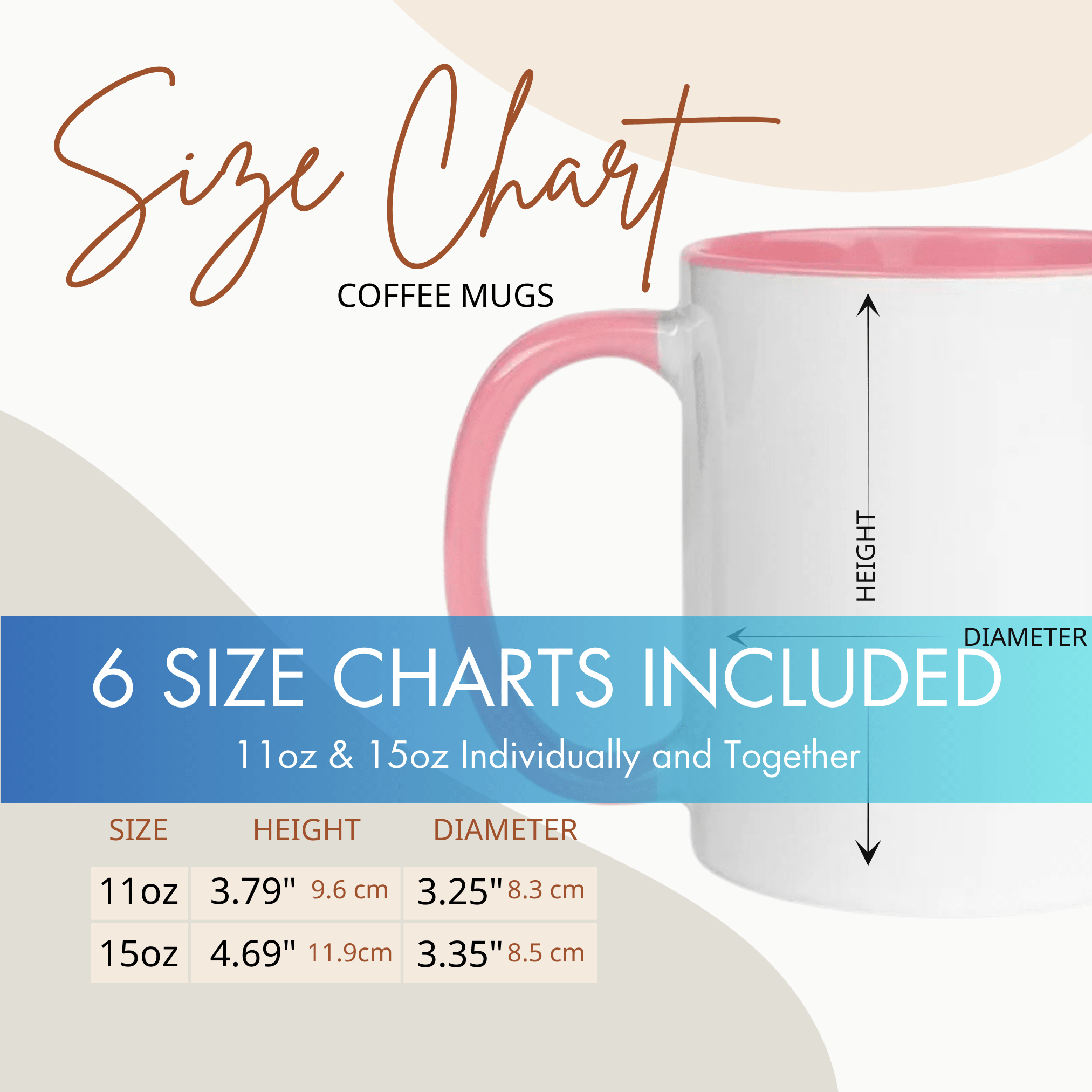 85 Etsy Size & Color Charts