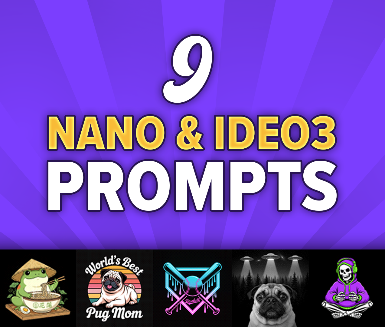 Nano Banana & Ideogram Prompts (FREE)